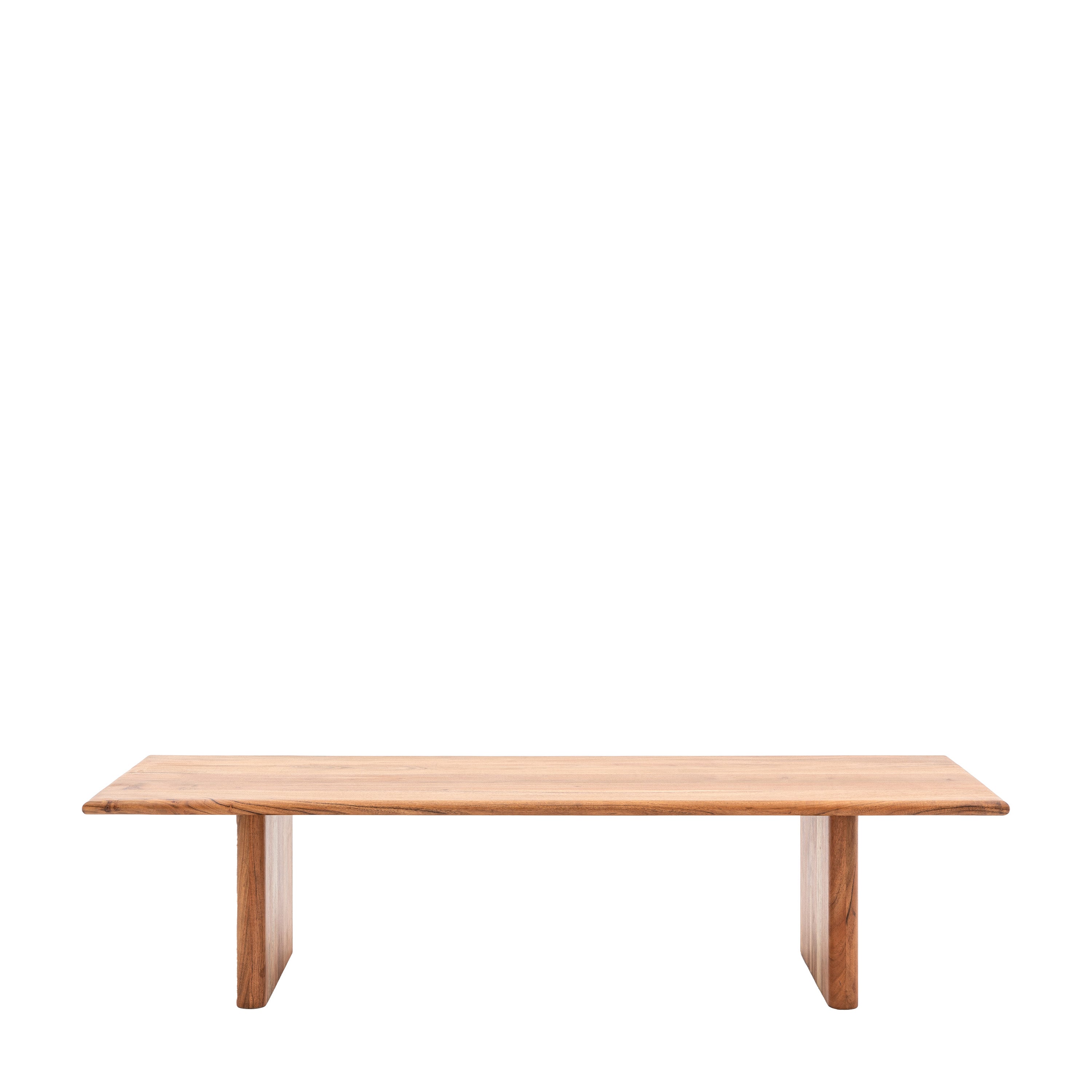 Marta Natural Acacia Wood Rectangle Coffee Table